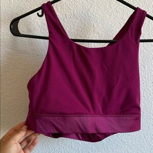 Fabletics Deep Purple Sports Bra
